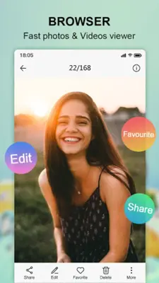 Photo Gallery & Video Gallery android App screenshot 2